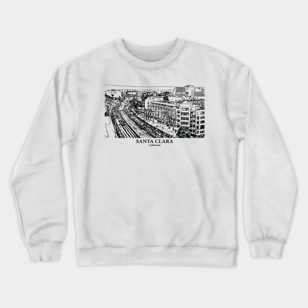 Santa Clara - California Crewneck Sweatshirt by Lakeric